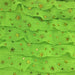 BOGO Neon Green #U/2 Ruffle Star Sequin Spandex Jersey Knit Fabric - SKU 3733