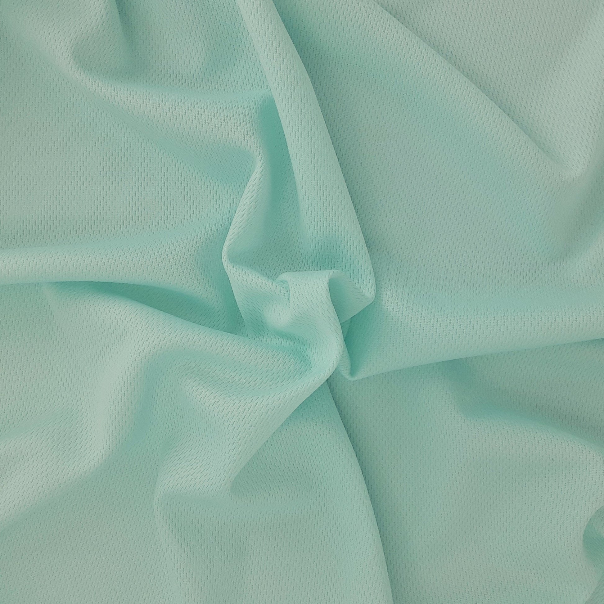 Seafoam #U127 Dimple Mesh Knit Fabric - SKU 6701