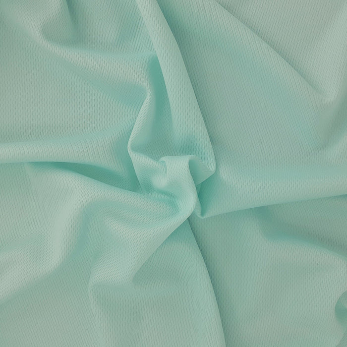 Seafoam #U127 Dimple Mesh Knit Fabric - SKU 6701