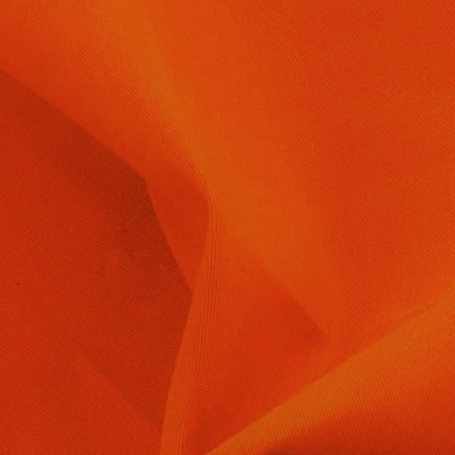 Orange #U163 Twill Polyester/Cotton 7.5 Ounce Woven Fabric - SKU 6733