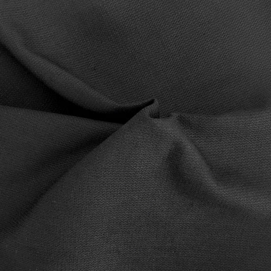 Black #S206 "Made In America" Broken Weave Twill 7.5 Ounce Woven Fabric - SKU 6782