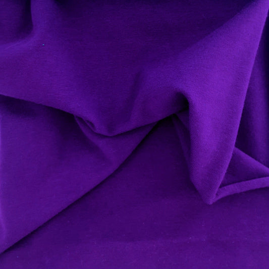 DriCloth Microfiber Jersey Fabric Athletic Polyester Spandex 60 Wide  (Purple)