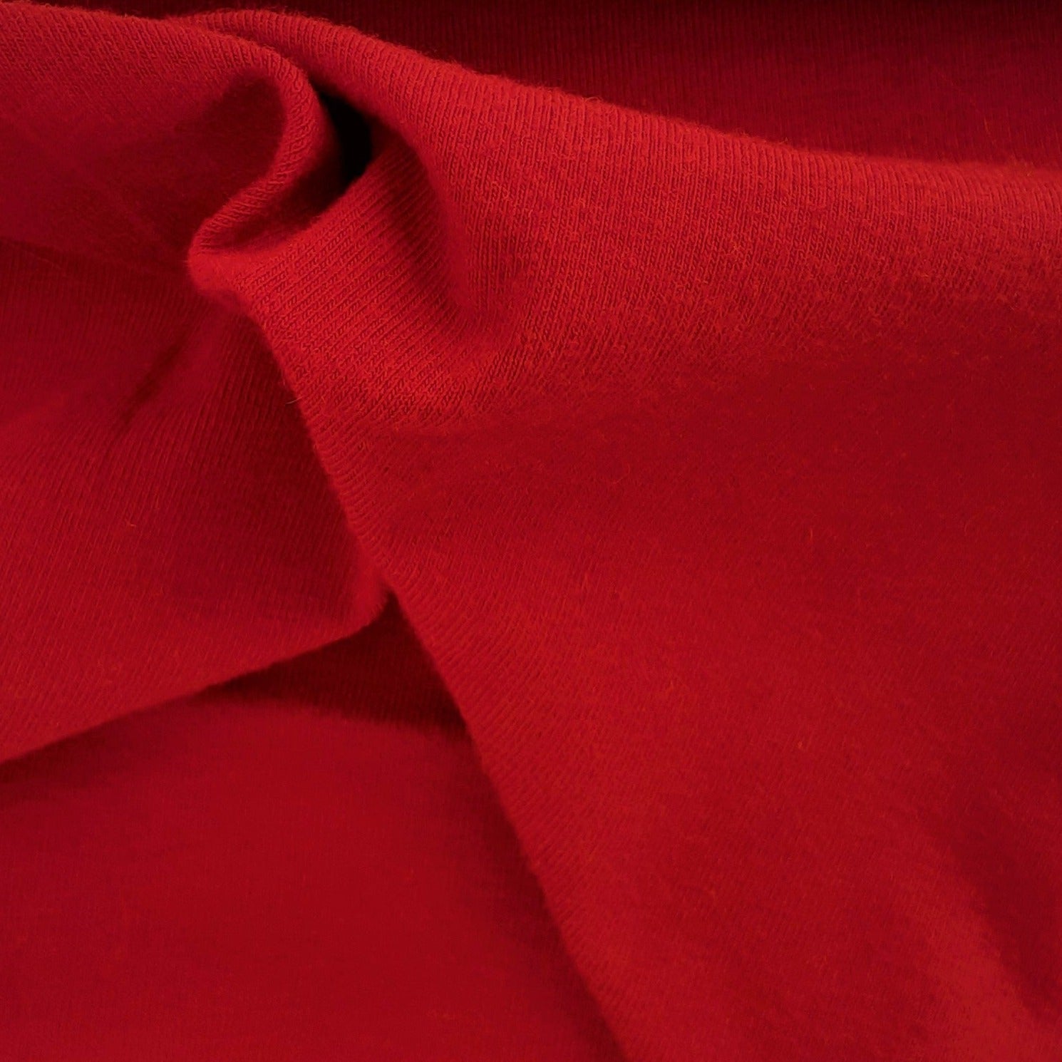 Red 10 Ounce Cotton/Spandex Jersey Knit Fabric - SKU 2853G 