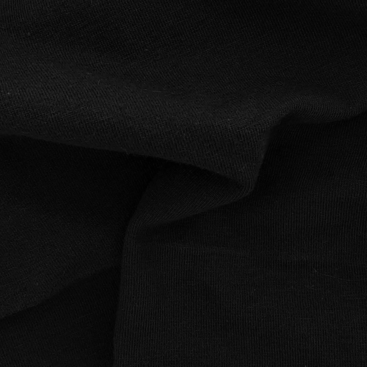 Black Cotton Lycra Fabric-110959