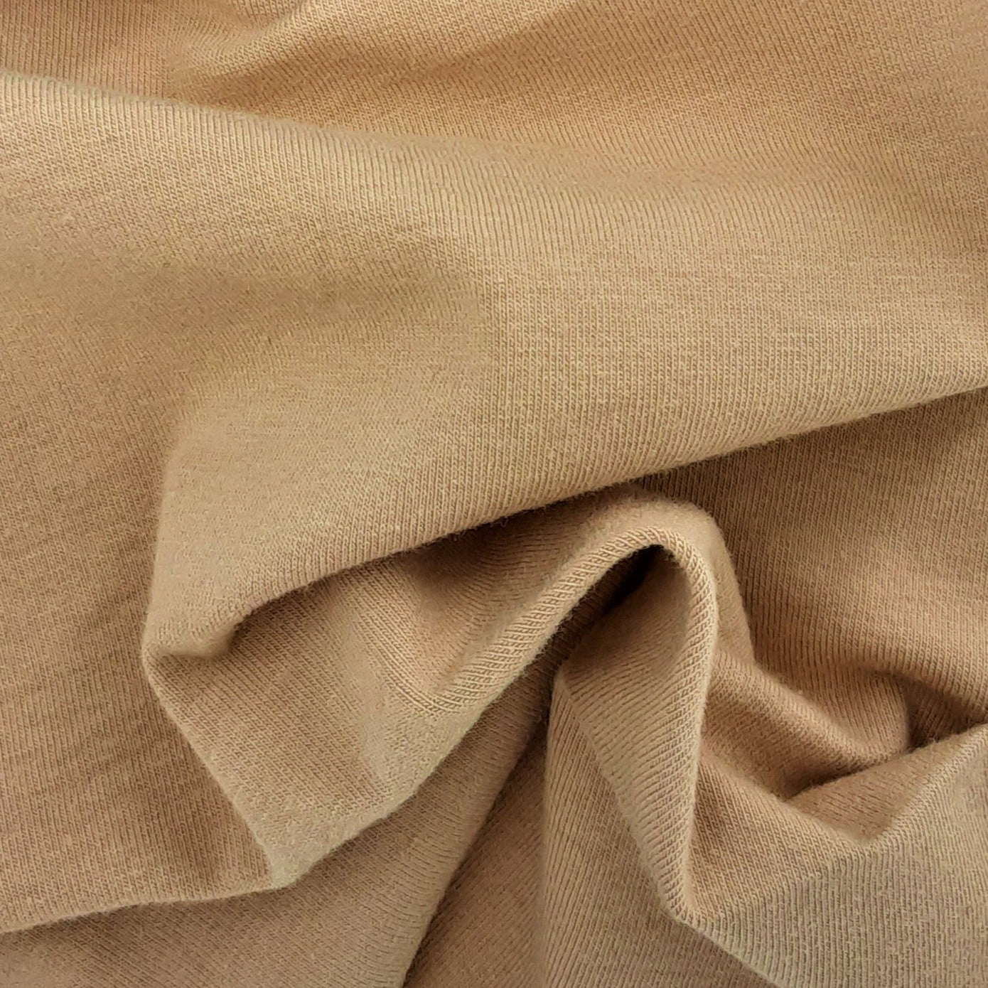 Light Brown Cotton Lycra Knit