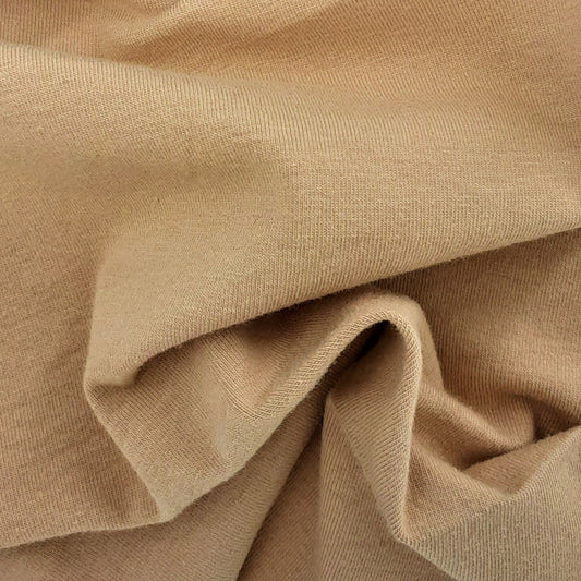 Taupe 10 Ounce Cotton/Spandex Jersey Knit 