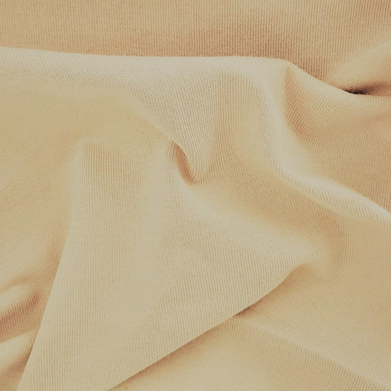 Cream 10 Ounce  Cotton/Spandex Jersey Knit Fabric - SKU 2853C 