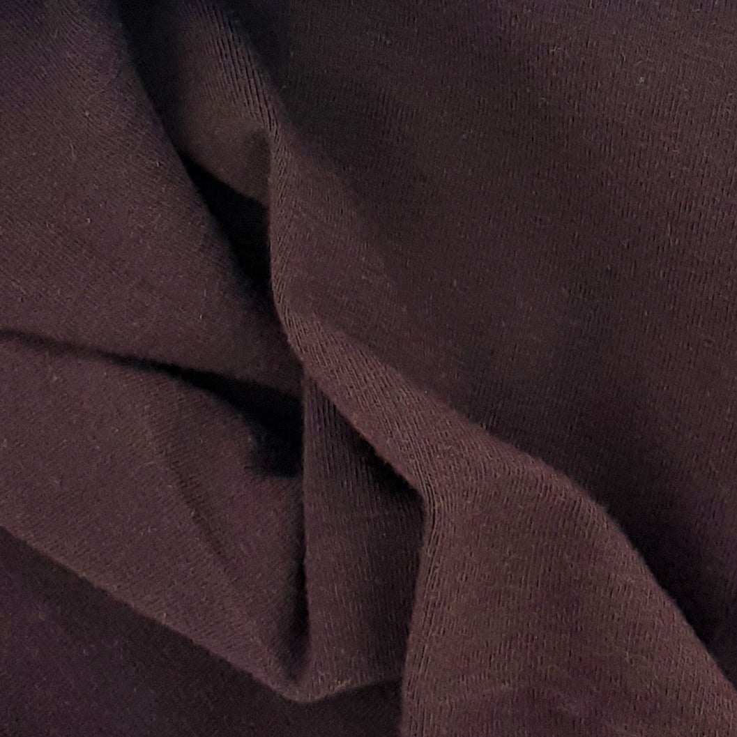 Dark Brown 10 Ounce Cotton/Spandex Jersey Knit Fabric - SKU 2853N