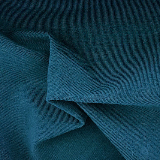 Teal 10 Ounce  Cotton/Spandex Jersey Knit Fabric - SKU 2853C