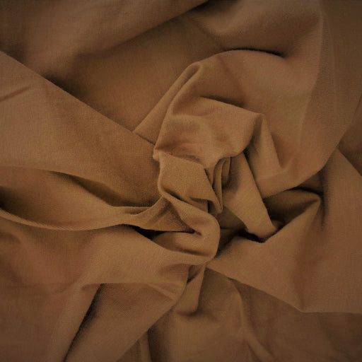 Dark Mocha 10 Ounce Cotton/Spandex Jersey Knit Fabric - SKU 2853F