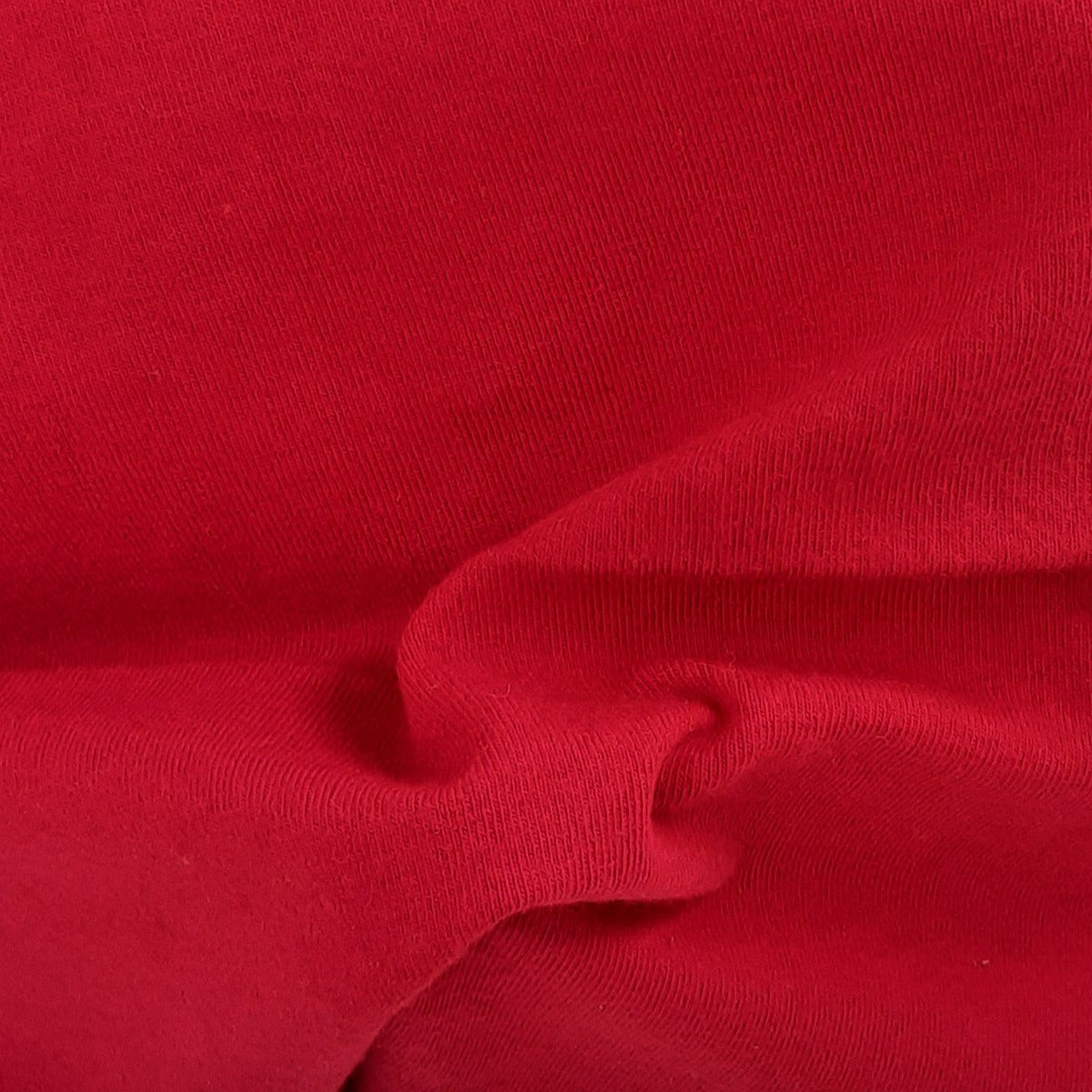 Tomato Red 10 Ounce Cotton/Spandex Jersey Knit Fabric - SKU 2853F