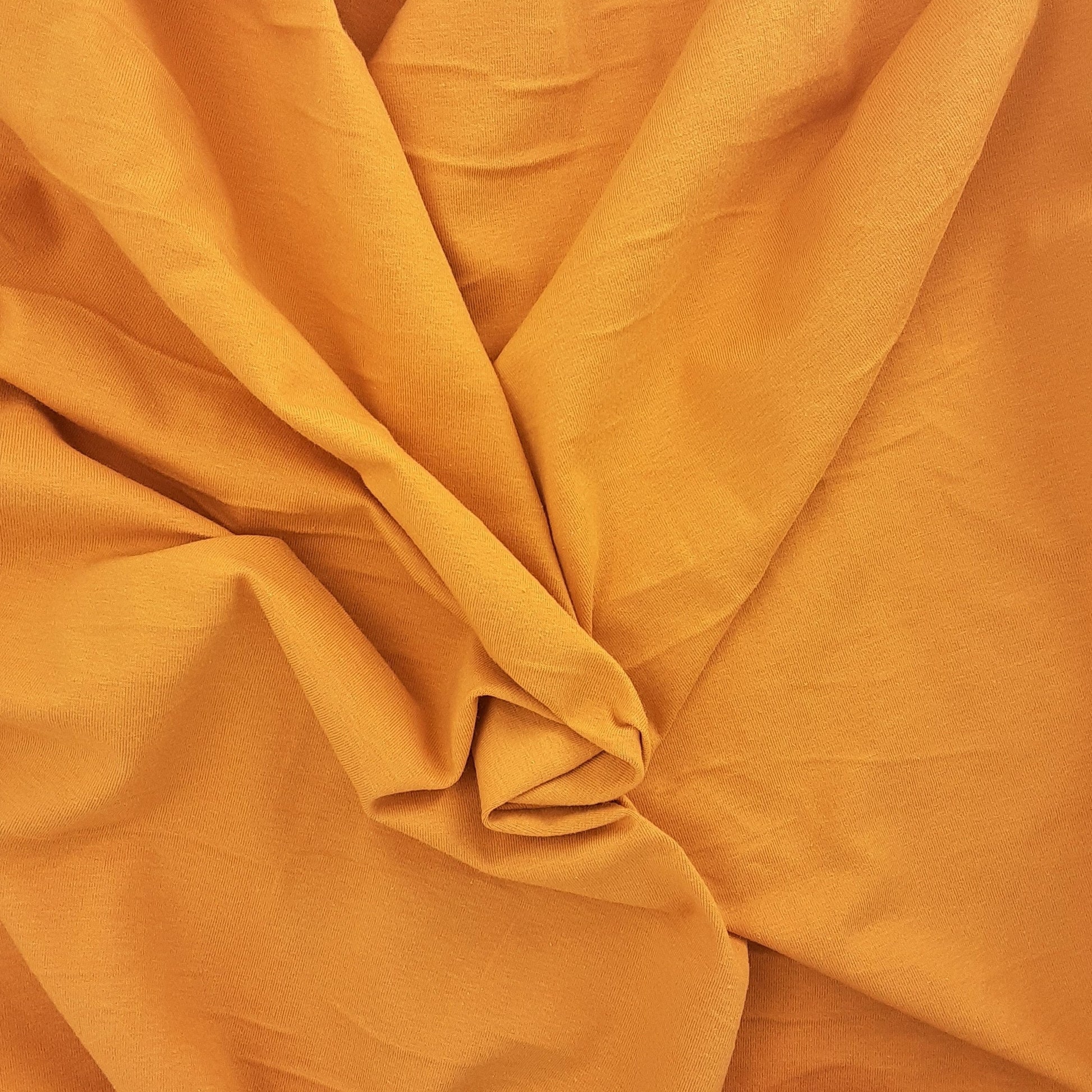 Mustard 10 Ounce Cotton/Spandex Jersey Knit Fabric - SKU 2853E