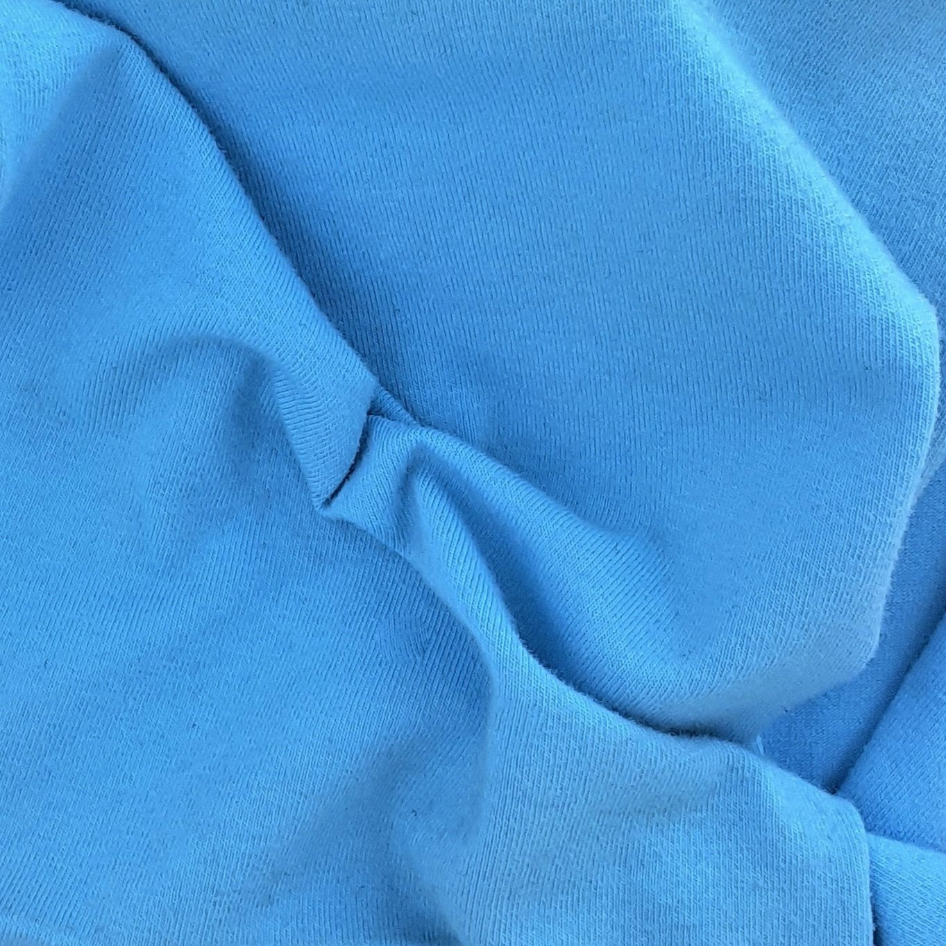 Aqua 10 Ounce Cotton/Spandex Jersey Knit Fabric - SKU 2853A 