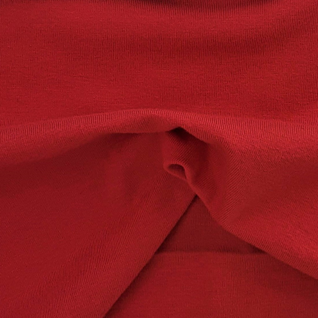 Red Cotton Spandex Jersey Fabric - Fabric by the Yard