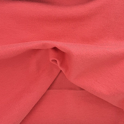 Coral 10 Ounce Cotton/Spandex Jersey Knit Fabric - SKU 2853A 