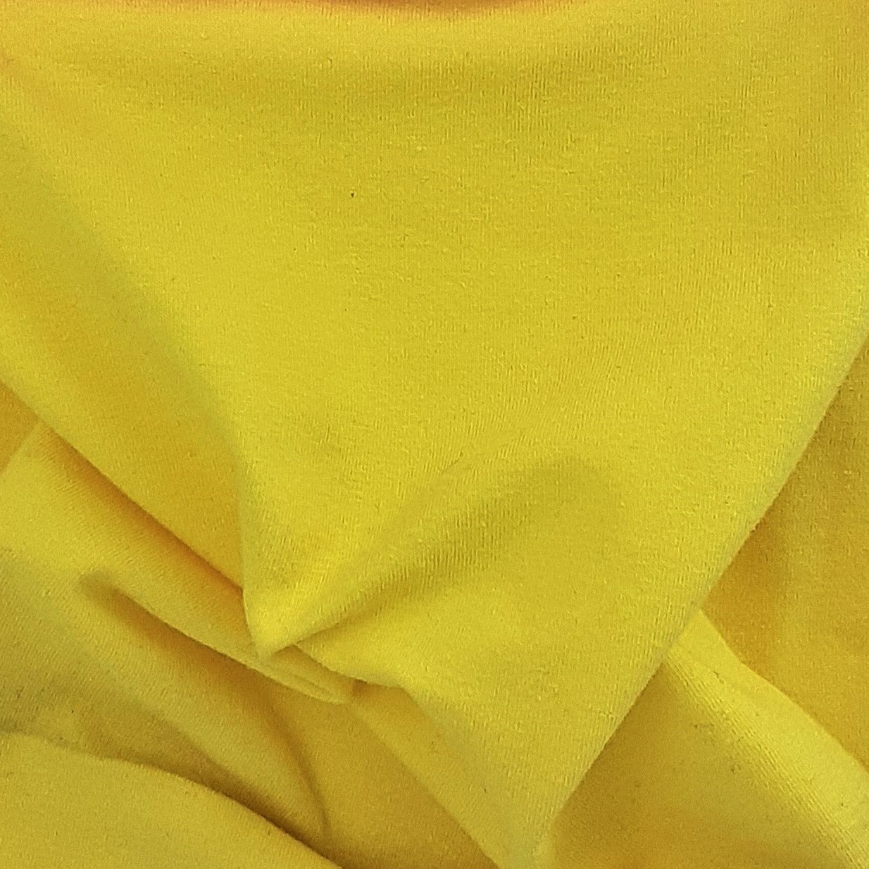 Light Yellow 10 Ounce  Cotton/Spandex Jersey Knit Fabric - SKU 2853A 