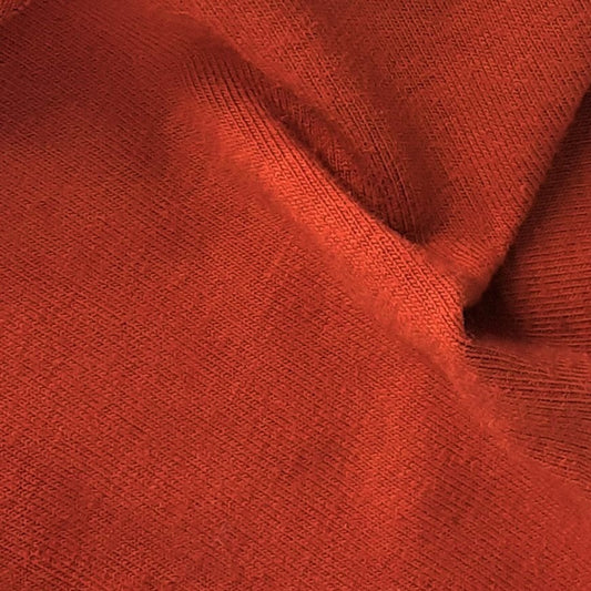 Rust 10 Ounce Cotton/Spandex Jersey Knit Fabric - SKU 2853H 