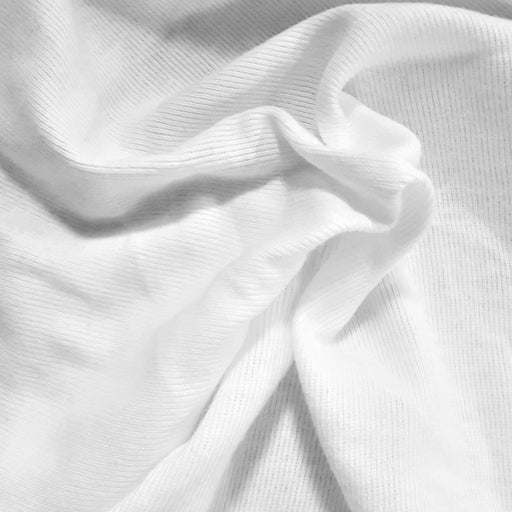 White #S912 "Made In America" 5 Ounce Rib Knit Fabric - 6795R