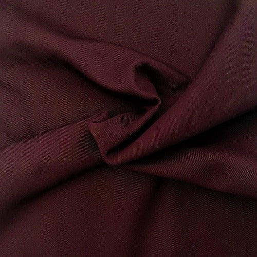 Burgundy #S Made In America 7.5 Ounce Twill Woven Fabric - SKU 6822