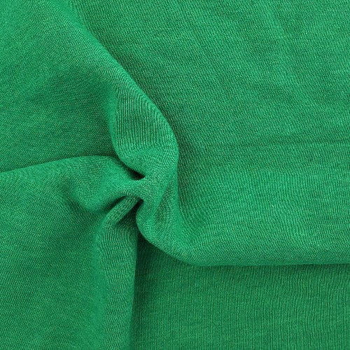 Kelly Heather Eco Friendly #S Made In America 14 Ounce Sweatshirt Fleece Fabric -SKU 6820