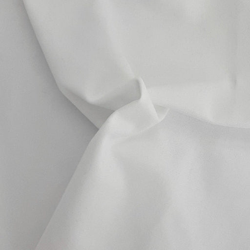 White #U155 Polyester/Cotton 7.5 Ounce Twill Woven Fabric - SKU 6179