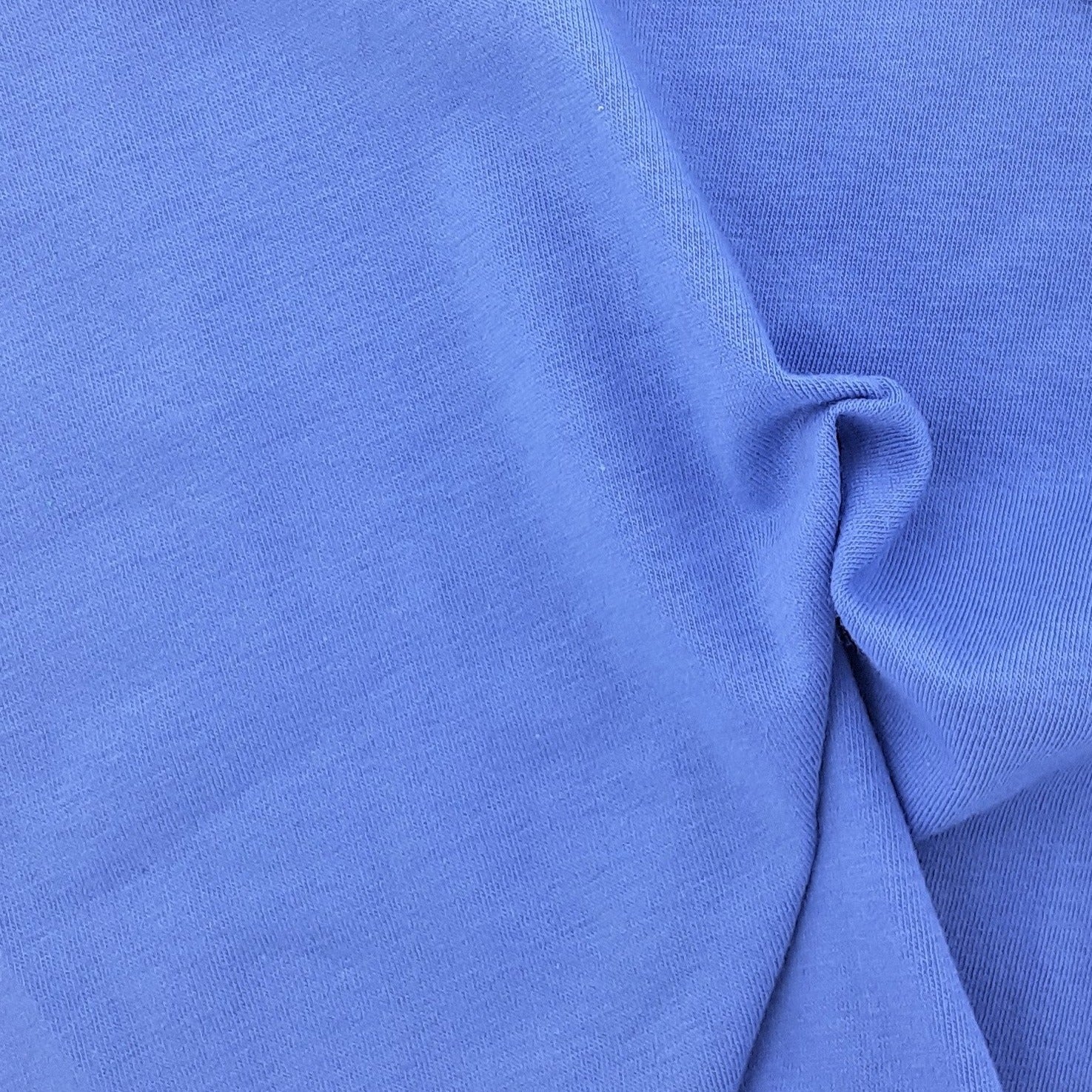 Solid Royal Blue 4 Way Stretch 10 oz Cotton Lycra Jersey Knit Fabric