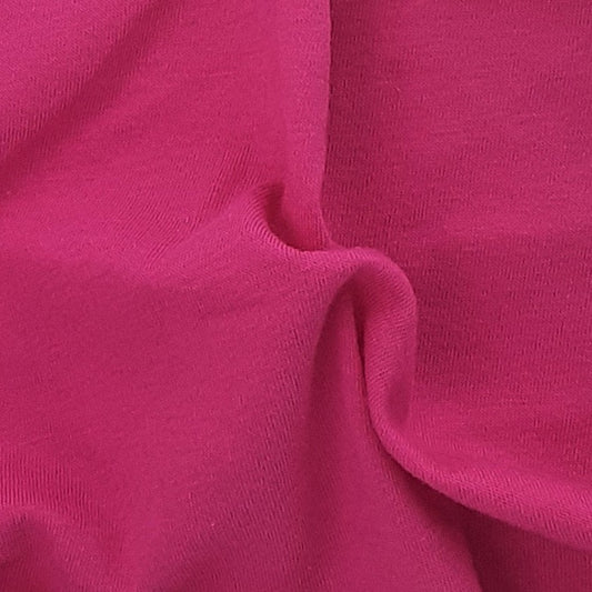 Hot Pink #S63 8oz. Cotton/Lycra Jersey Knit Fabric - SKU 6827B