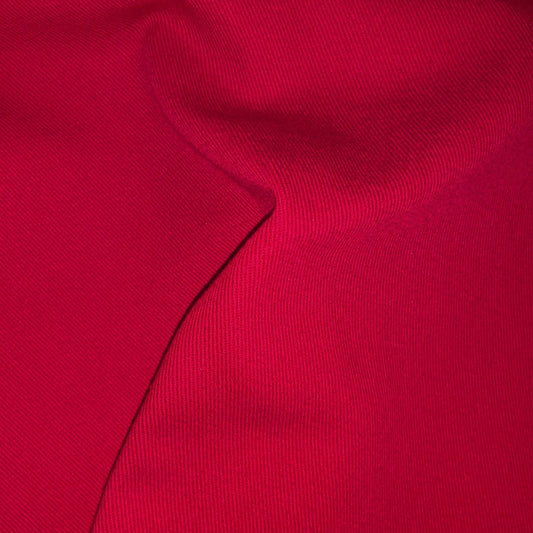 Red #U175 Made In America Cotton Twill 8.5 Ounce Woven Fabric - SKU 6847