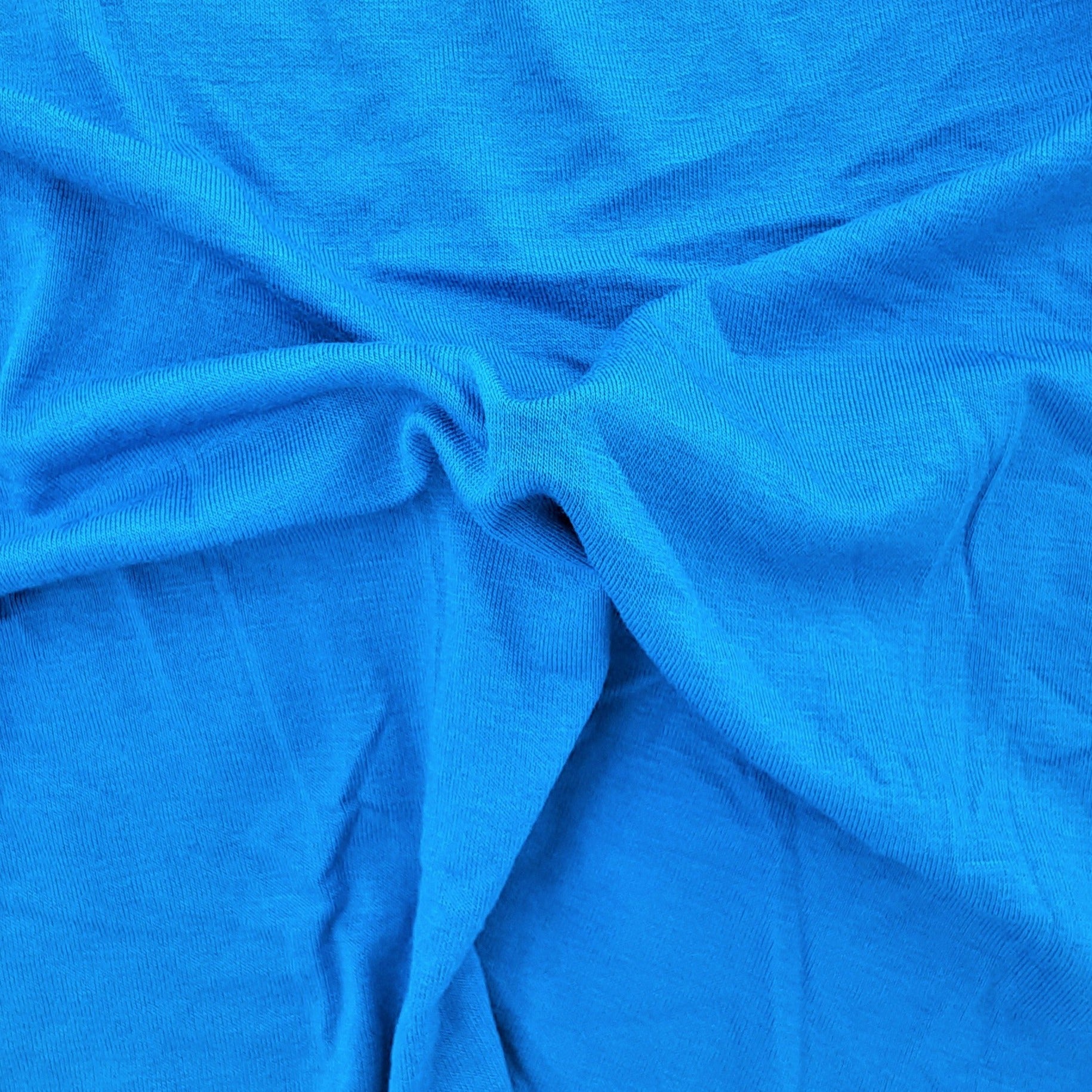 Turquoise #U121/123 J. Crew Rayon/Spandex 200GSM Jersey Knit Fabric - SKU 6851A
