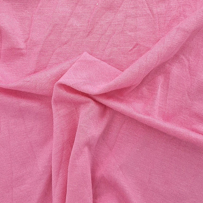 Pink #U121/123 J. Crew Rayon/Spandex 200GSM Jersey Knit Fabric - SKU 6851A