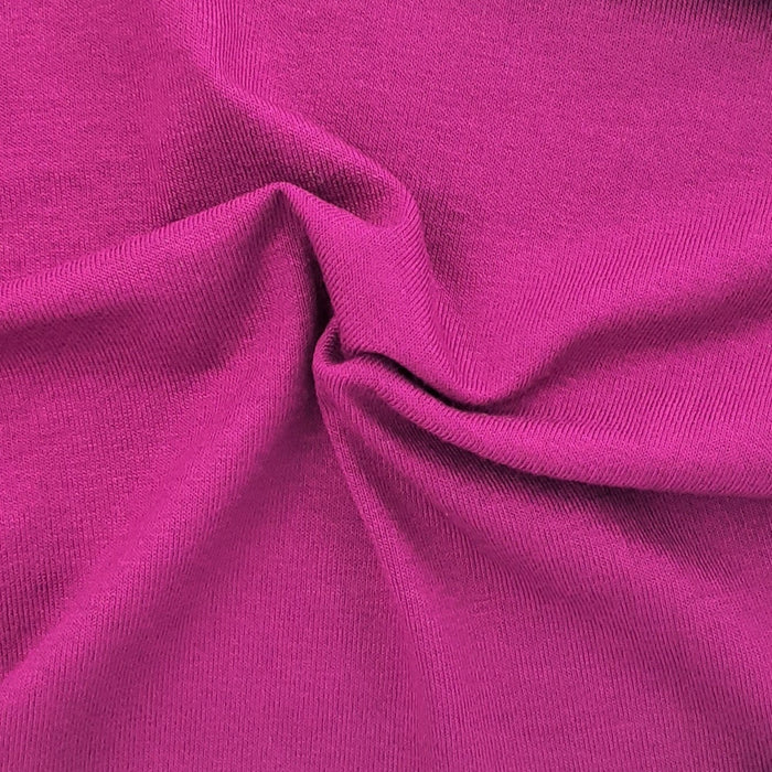 Magenta #U121/123 J. Crew Rayon/Spandex 200GSM Jersey Knit Fabric - SKU 6851B