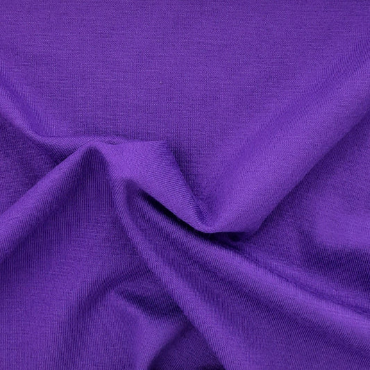 Purple #U121/123 J. Crew Rayon/Spandex 200GSM Jersey Knit Fabric - SKU 6851B