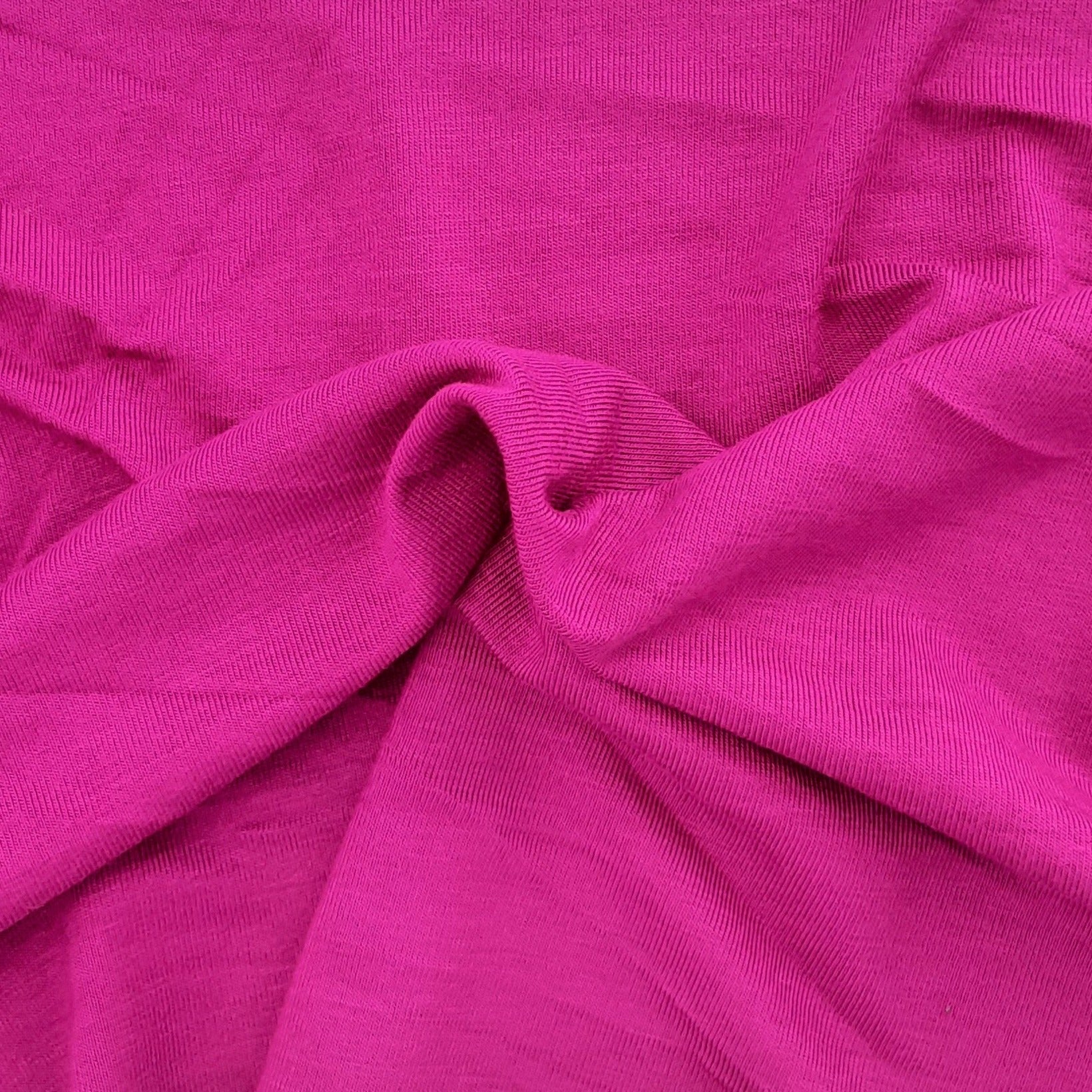 Magenta Bright #U121/123 J. Crew Rayon/Spandex 200GSM Jersey Knit Fabric - SKU 6851C