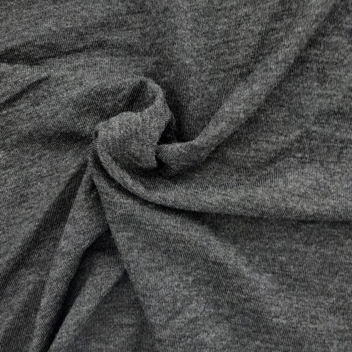 Charcoal Gray Cotton Jersey Fabric