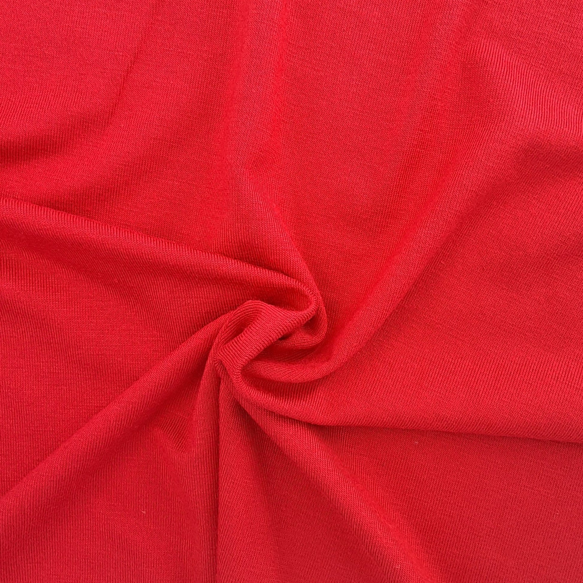Red #U121/123 J. Crew Rayon/Spandex 200GSM Jersey Knit Fabric - SKU 6851D