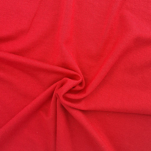 Red #U121/123 J. Crew Rayon/Spandex 200GSM Jersey Knit Fabric - SKU 6851D