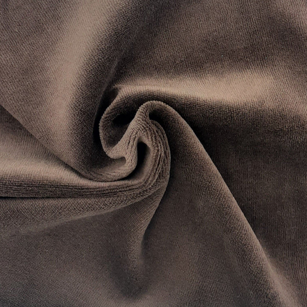 Brown | Stretch Cotton Spandex Velvet Knit Fabric - SKU 6853 #S7 — Nick ...