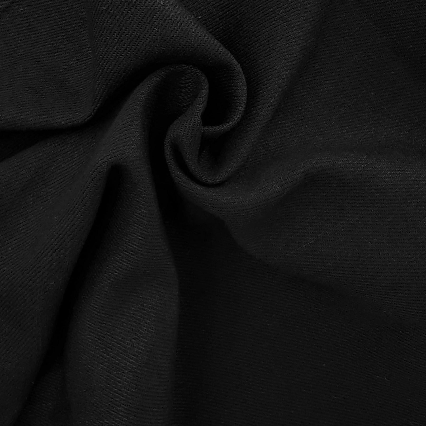 Black #U162 Made In America Denim 12.5 Ounce Woven Fabric - SKU 6113
