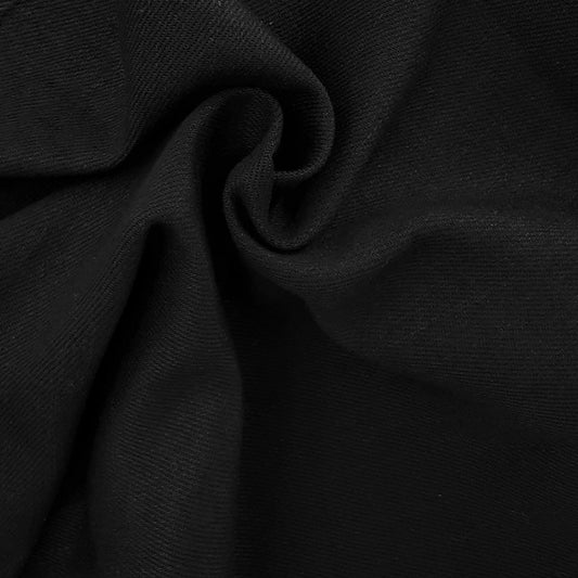 Black #U162 Made In America Denim 12.5 Ounce Woven Fabric - SKU 6113