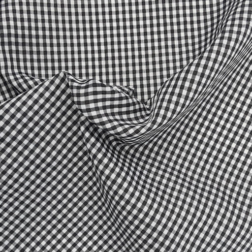 Black/White #S816 Plaid Gingham Shirting Woven Fabric - SKU 6866