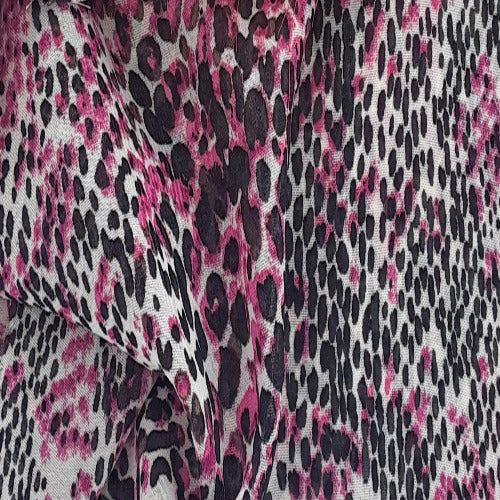 Pink #S148 Snakeskin Sheer Woven Print Fabric - SKU 6174A