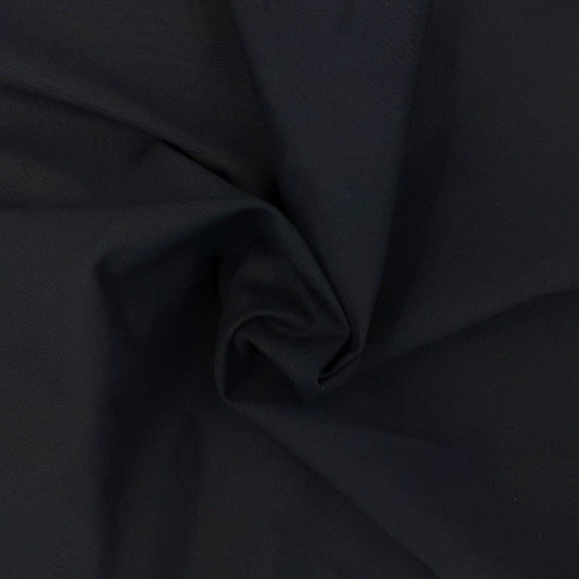 Black #U142 Twill Made In America 7.5 Ounce Woven Fabric - SKU 7012