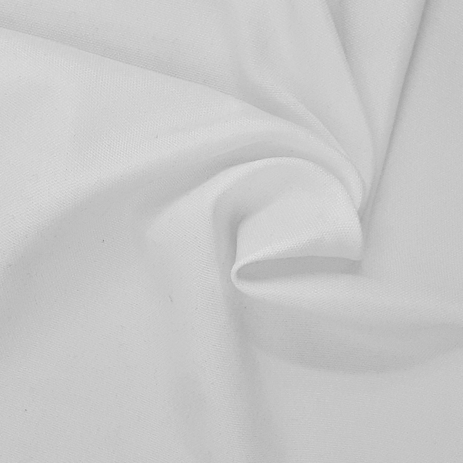White #S811 Pearl Polyester/Rayon Suiting Woven Fabric - SKU 6879A