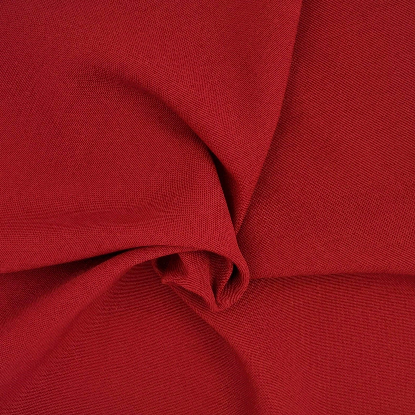 Deep Red #S811 Pearl Polyester/Rayon Suiting Woven Fabric - SKU 6879A