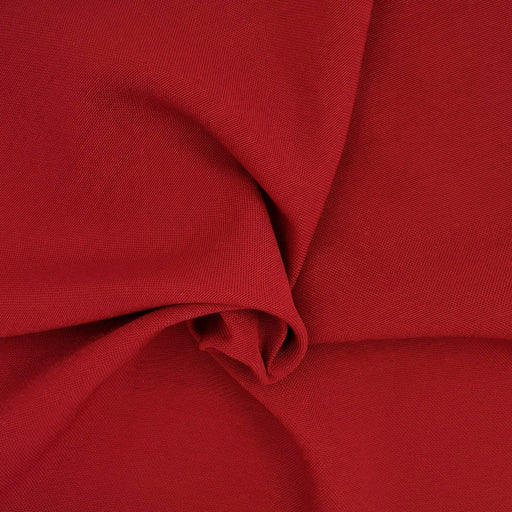 Deep Red #S811 Pearl Polyester/Rayon Suiting Woven Fabric - SKU 6879A