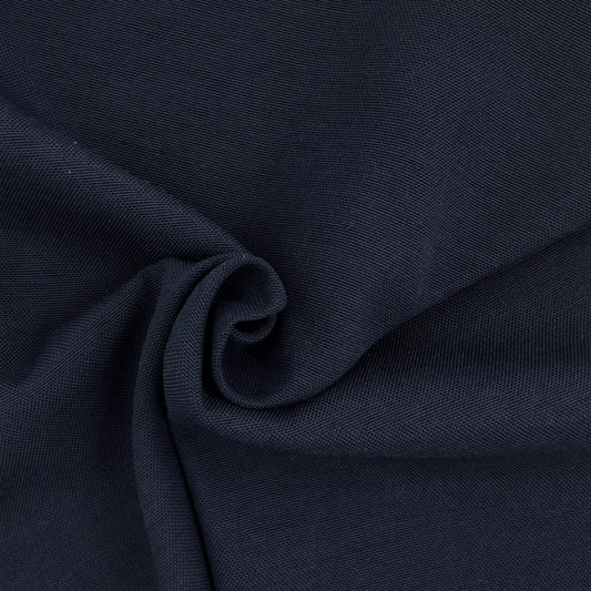 Navy #S811 Water Repellent Polyester/Rayon Suiting Woven Fabric - SKU 6879B