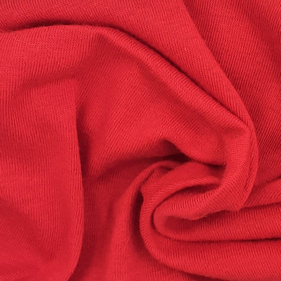 Red #S55 Made In America 8 Ounce Jersey Knit Fabric - SKU 6871