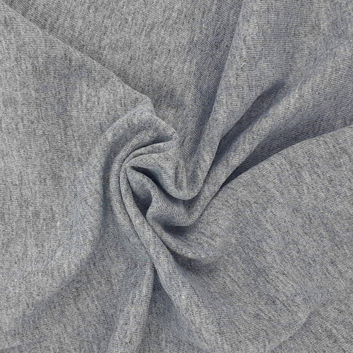 Heather Grey #S/IIA  French Terry 13 Ounce Knit Fabric - SKU 6877