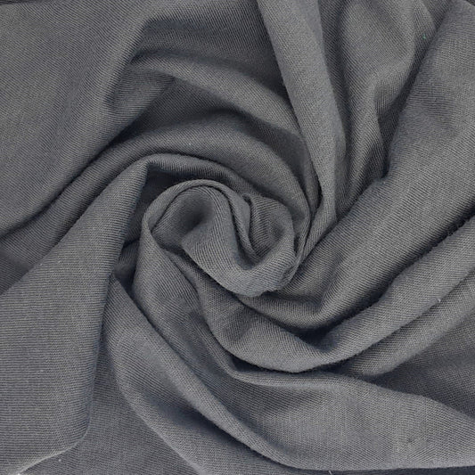 Charcoal #S204 100% Cotton 8 Ounce Jersey Knit Fabric - SKU 6882