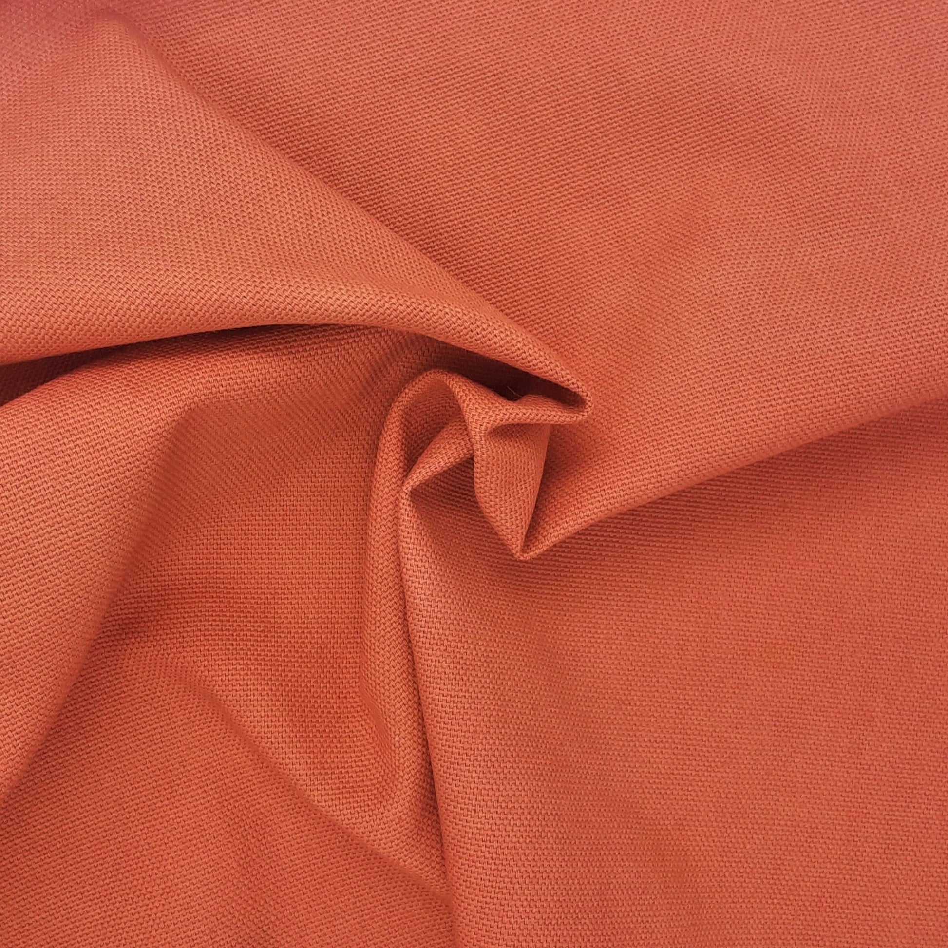 Dark Peach #S813 Veranda Upholstery Canvas Woven Fabric - 6878C